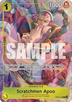 Scratchmen Apoo (Premium Card Collection -Best Selection Vol. 6-), One Piece Promotion Cards