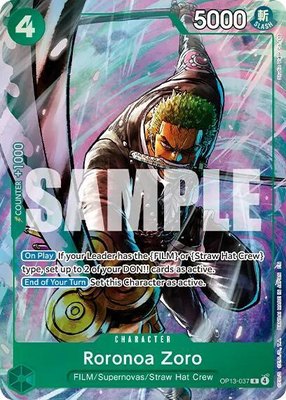 Roronoa Zoro (Premium Card Collection -Best Selection Vol. 6-), One Piece Promotion Cards