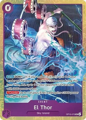 El Thor (Premium Card Collection -Best Selection Vol. 6-), One Piece Promotion Cards