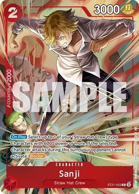 Sanji (Premium Card Collection -Best Selection Vol. 6-), One Piece Promotion Cards