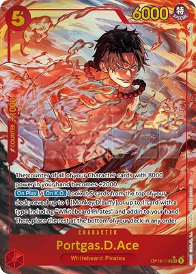 Portgas.D.Ace (118) (Alternate Art), The Time of Battle