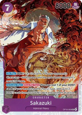 Sakazuki, The Time of Battle