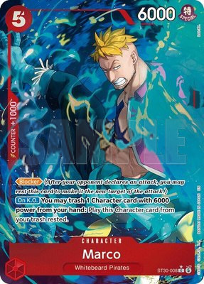 Marco (Full Art), Starter Deck EX: Luffy & Ace