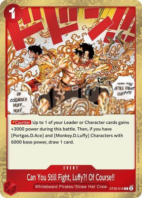 Can You Still Fight, Luffy?! Of Course!!, Starter Deck EX: Luffy & Ace