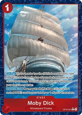 Moby Dick (Alternate Art), The Time of Battle