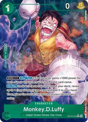 Monkey.D.Luffy (034) (Alternate Art), The Time of Battle