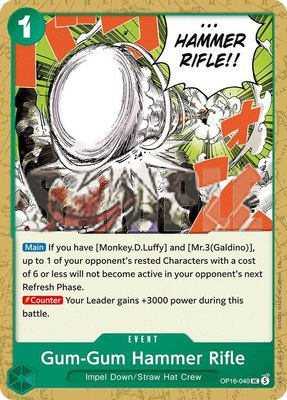 Gum-Gum Hammer Rifle, The Time of Battle