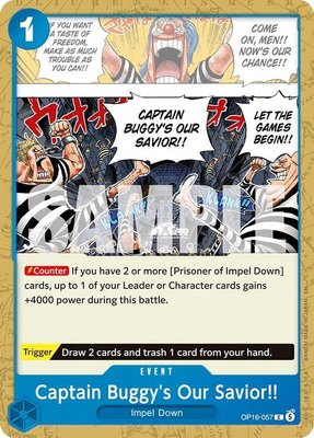 Captain Buggy's Our Savior!!, The Time of Battle