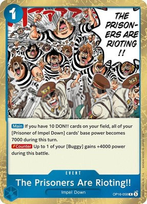 The Prisoners Are Rioting!!, The Time of Battle