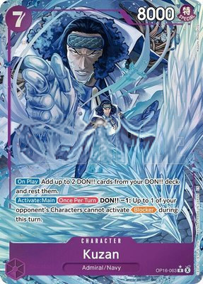 Kuzan (Alternate Art), The Time of Battle