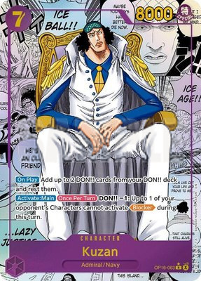 Kuzan (Manga), The Time of Battle