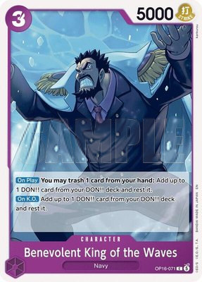 Benevolent King of the Waves, The Time of Battle