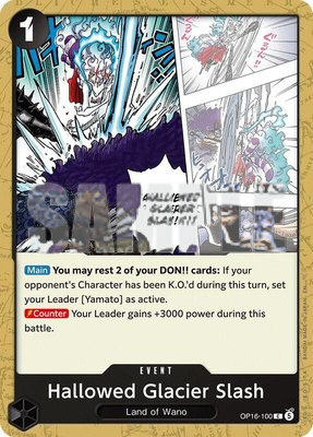 Hallowed Glacier Slash, The Time of Battle