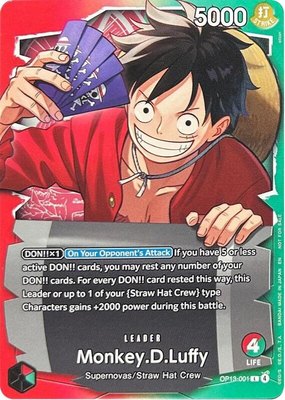 Monkey.D.Luffy (Ichiban Kuji Exclusive), One Piece Promotion Cards