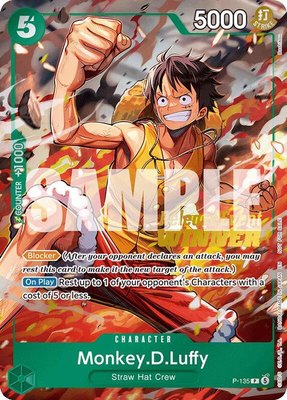 Monkey.D.Luffy (OP16 Release Event Winner), One Piece Promotion Cards