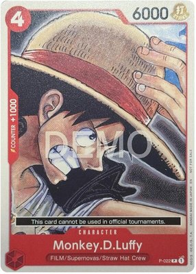 Monkey.D.Luffy, One Piece Demo Deck Cards