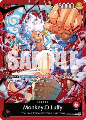 Monkey.D.Luffy (ST21-001), Starter Deck 31: RED Monkey.D.Luffy
