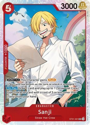 Sanji, Starter Deck 31: RED Monkey.D.Luffy