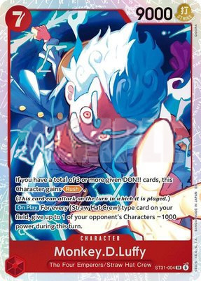 Monkey.D.Luffy (ST31-004), Starter Deck 31: RED Monkey.D.Luffy