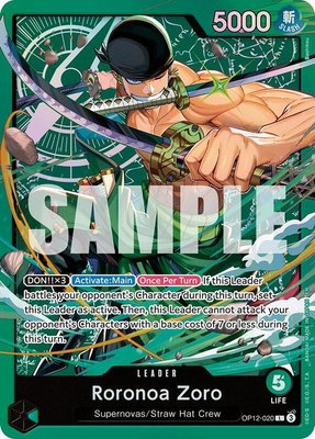 Roronoa Zoro (OP12-020), Starter Deck 32: GREEN Roronoa Zoro