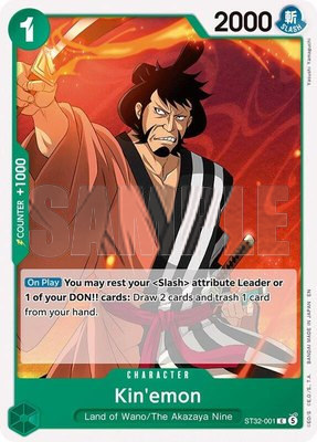 Kin'emon, Starter Deck 32: GREEN Roronoa Zoro