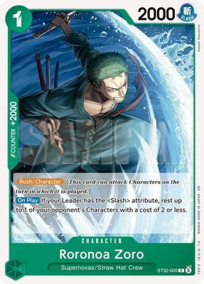 Roronoa Zoro (ST32-005), Starter Deck 32: GREEN Roronoa Zoro