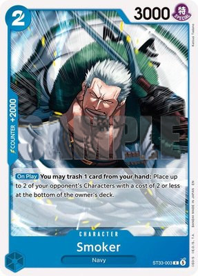 Smoker, Starter Deck 33: BLUE Kuzan