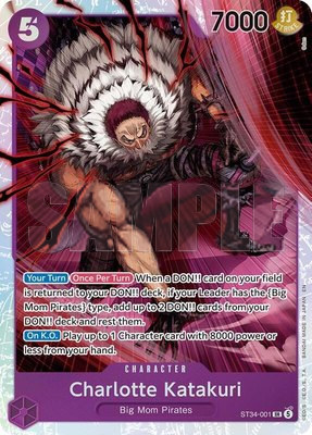 Charlotte Katakuri (ST34-001), Starter Deck 34: PURPLE Charlotte Katakuri
