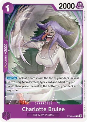 Charlotte Brulee, Starter Deck 34: PURPLE Charlotte Katakuri
