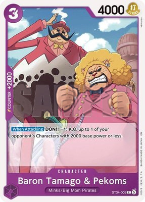 Baron Tamago & Pekoms, Starter Deck 34: PURPLE Charlotte Katakuri