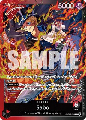 Sabo (OP13-004), Starter Deck 35: RED/BLACK Sabo