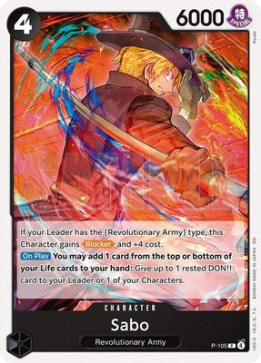 Sabo (P-105), Starter Deck 35: RED/BLACK Sabo