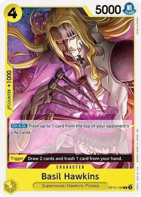Basil Hawkins, Starter Deck 36: YELLOW Eustass"Captain"Kid