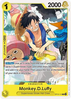 Monkey.D.Luffy, Starter Deck 36: YELLOW Eustass"Captain"Kid