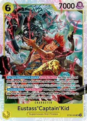 Eustass"Captain"Kid (ST36-005), Starter Deck 36: YELLOW Eustass"Captain"Kid