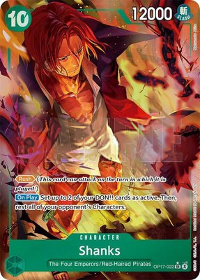Shanks (022) (Alternate Art), The World's Strongest Warriors