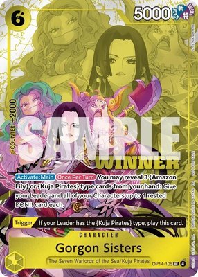 Gorgon Sisters (Winner Pack 2026 Vol. 3), One Piece Promotion Cards