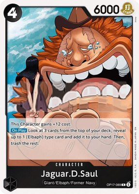 Jaguar.D.Saul, The World's Strongest Warriors
