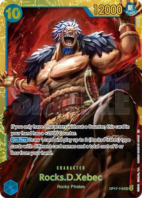 Rocks.D.Xebec (118), The World's Strongest Warriors