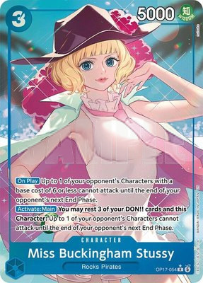 Miss Buckingham Stussy (Alternate Art), The World's Strongest Warriors
