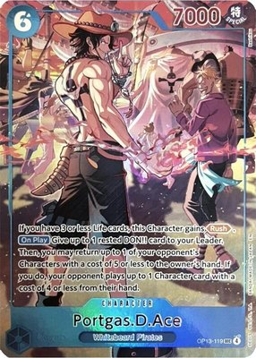 Portgas.D.Ace (119) (English Version 3rd Anniversary Set), One Piece Promotion Cards