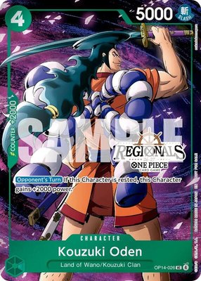 Kouzuki Oden (Regional Participation Pack 2026 Vol.2), One Piece Promotion Cards