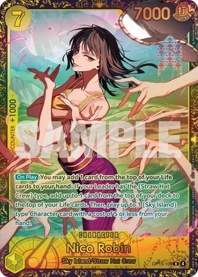 Nico Robin (CS26-27 Regionals Season 2 Top 16), One Piece Promotion Cards