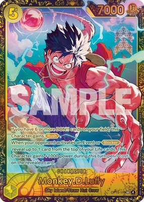 Monkey.D.Luffy (OP15-119), One Piece Promotion Cards