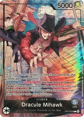 Dracule Mihawk (2026 PSA Magazine Promo), One Piece Promotion Cards