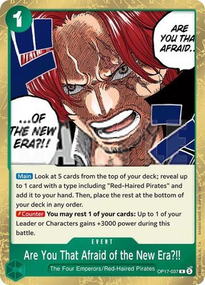 Are You That Afraid of the New Era?!, The World's Strongest Warriors