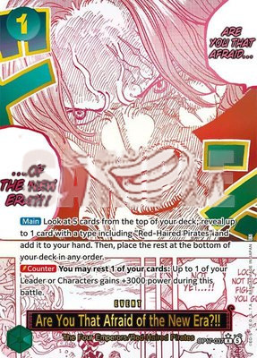 Are You That Afraid of the New Era?! (Alternate Art), The World's Strongest Warriors