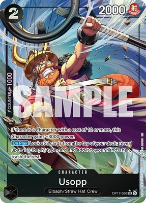 Usopp (Alternate Art), The World's Strongest Warriors