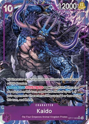 Kaido (063) (Alternate Art), The World's Strongest Warriors