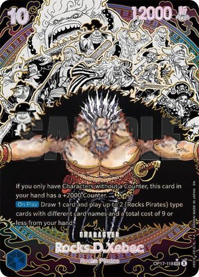 Rocks.D.Xebec (118) (Super Alternate Art), The World's Strongest Warriors